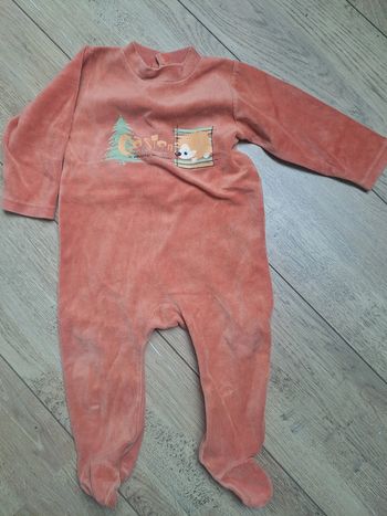 pyjama velours 12 mois