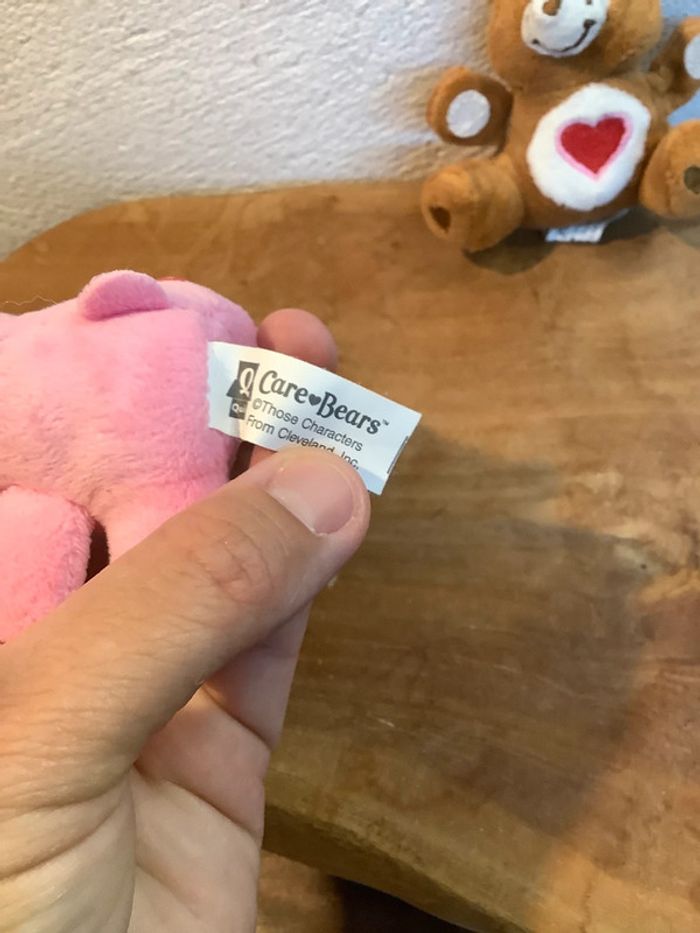 Duo mini peluches bisounours care bears vintage Quick - photo numéro 5