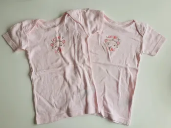 Lot de 2 maillots de corps Tex 36 mois