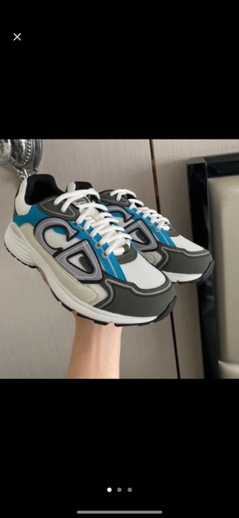 Basket dior b30 blanche bleu noir 42