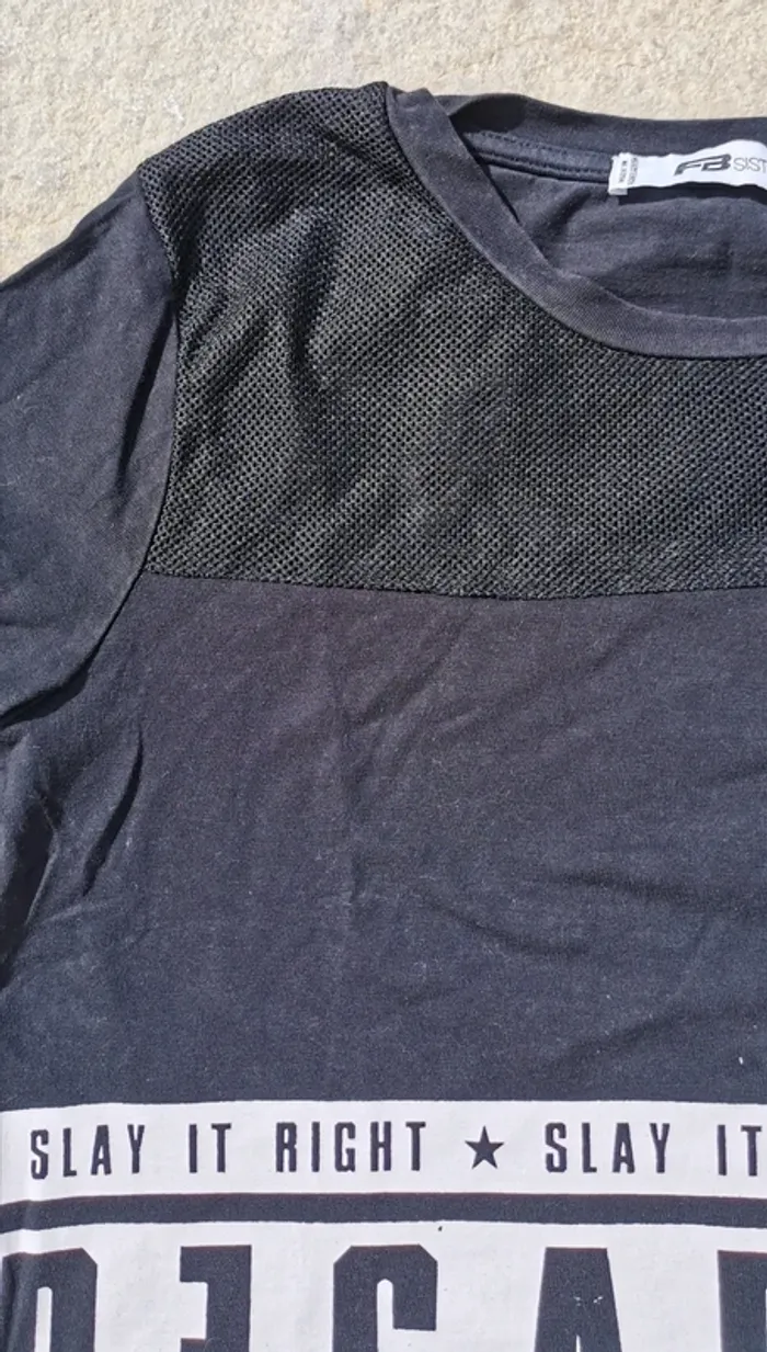 Tee-shirt crop top Fb Sister taille XS - photo numéro 2