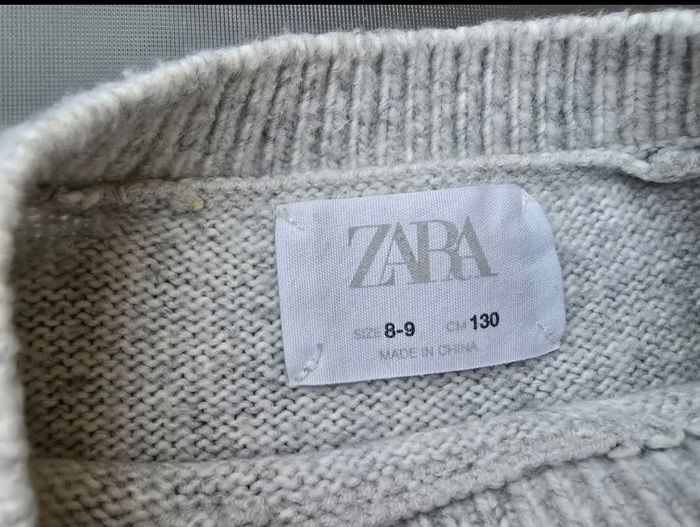 Pull court maille fine 8 ans fille zara - photo numéro 3
