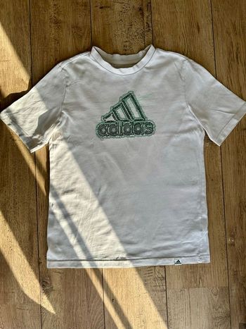 T-shirt Adidas blanc enfant 11-12 ans