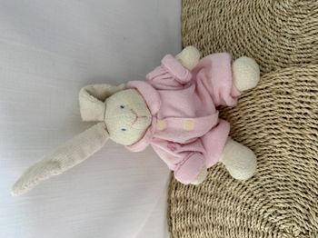 doudou lapin pyjama rose
