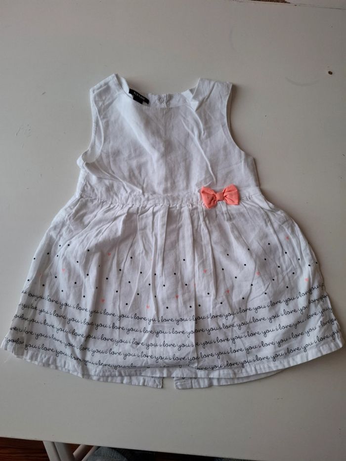 Lot de 2 robes Kiabi légères taille 12 mois - photo numéro 6