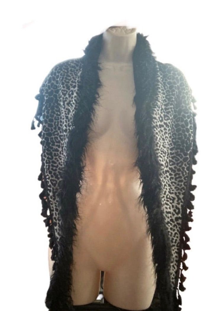 Châle leopard