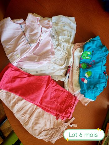 Lot de vêtements fille été 6 mois 