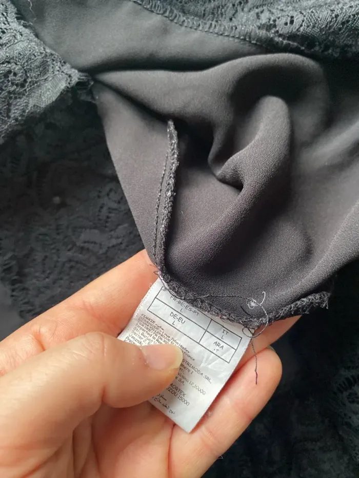 Débardeur dentelle noir en très bon état Pimkie - photo numéro 4