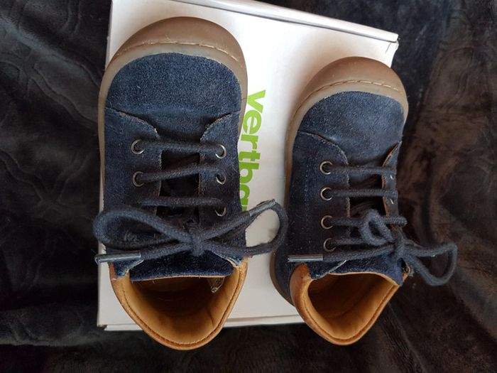 Chaussures de marche bleues T 22 Verbaudet - photo numéro 2