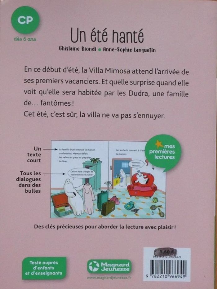 "Un été hanté" livre niveau CP - photo numéro 2
