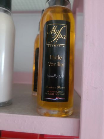 Flacon huile vanille