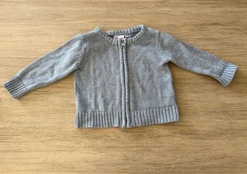 Gilet zippé 9 mois Pommette