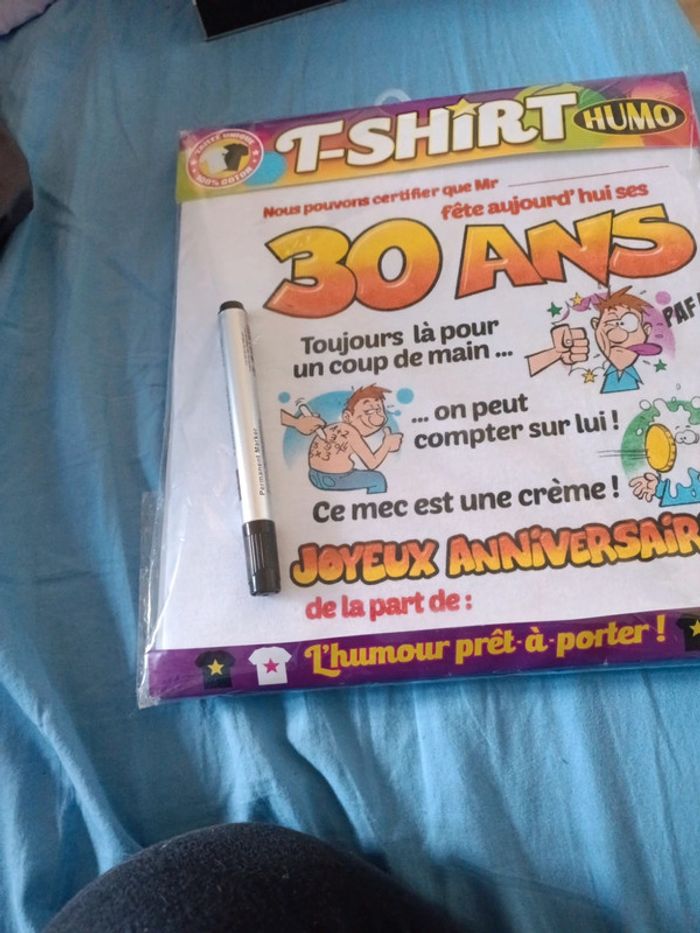 Tee shirt anniversaire - photo numéro 2