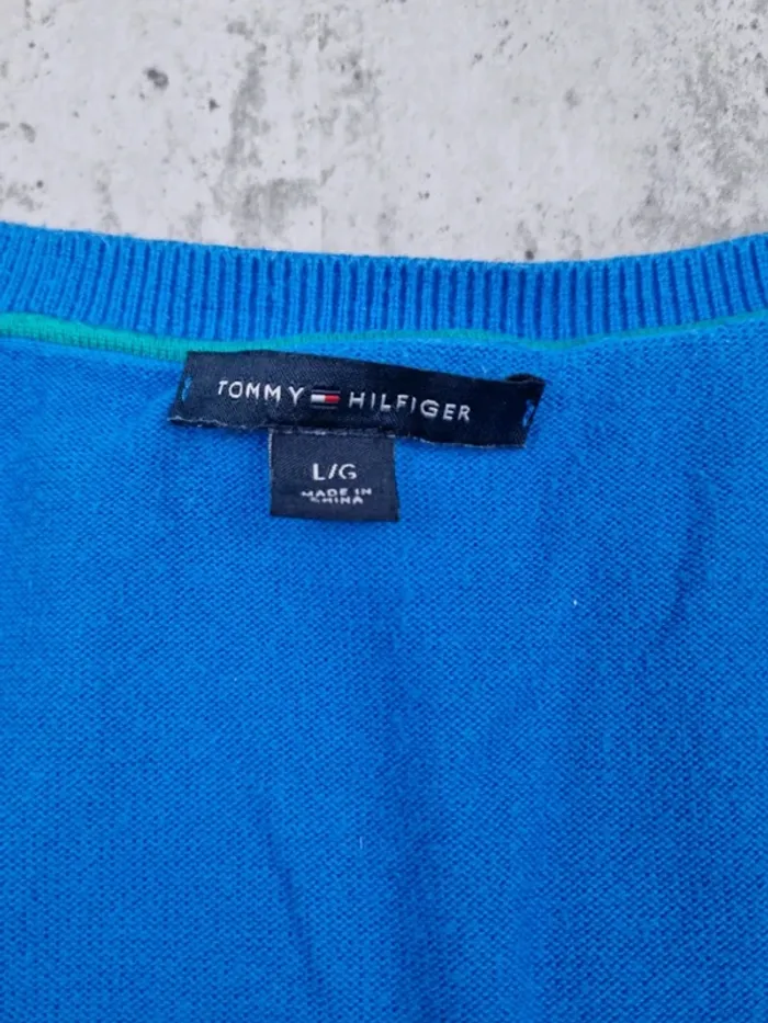 Pull col V à losanges Tommy Hilfiger L Femmes - photo numéro 6