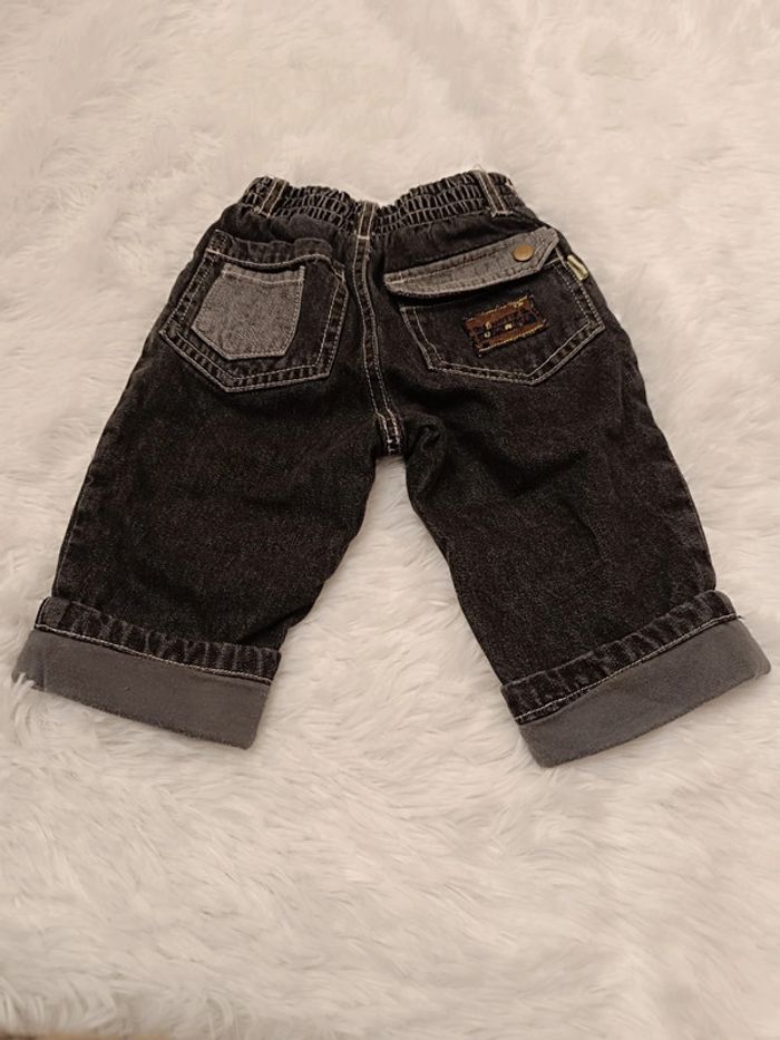 Jean taille élastique T. 6 mois Tissaia - photo numéro 5