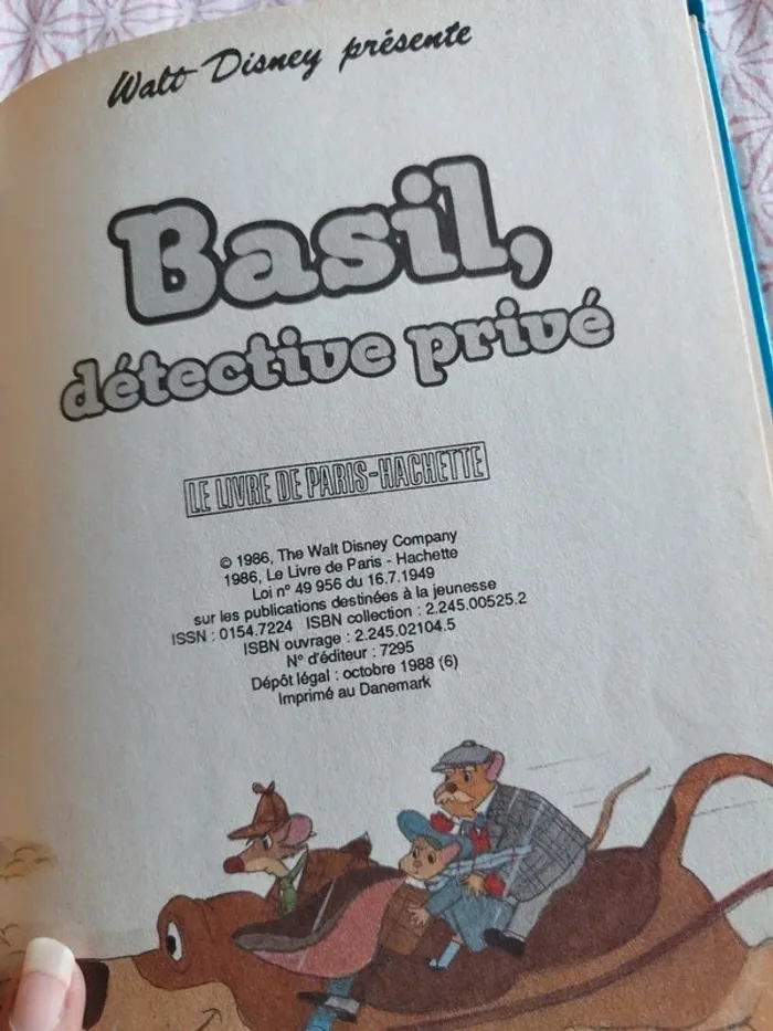 Walt Disney basil détective privé - photo numéro 4