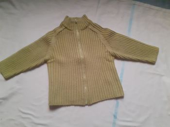 Veste verte claire zippée