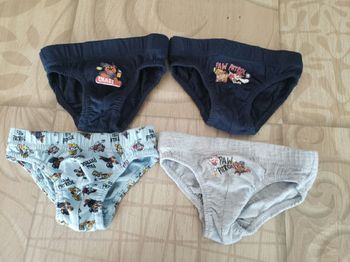 Lot 4 slips Patpatrouille Kiabi 2/3 ans