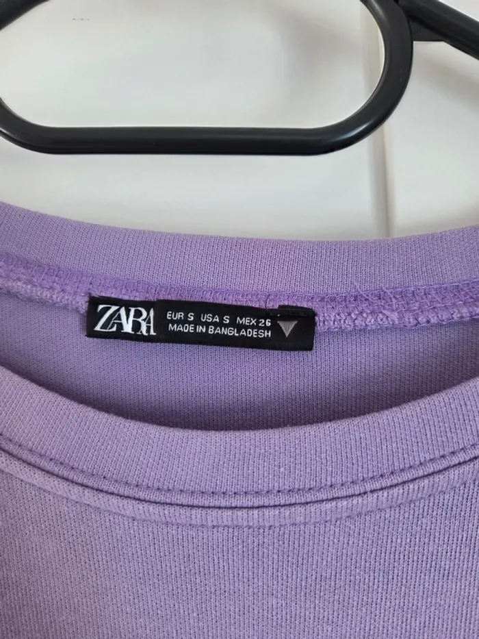 Robe violette lila zara - photo numéro 3