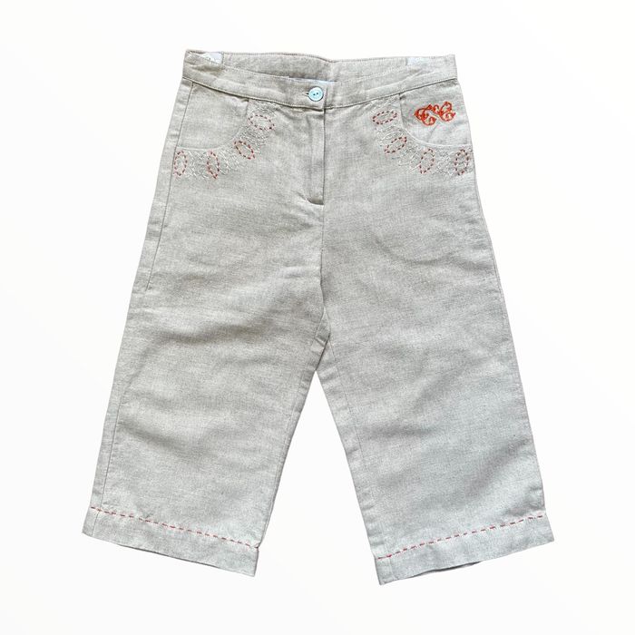 Pantalon lin beige Tartine et Chocolat 4 ans neuf (23€)