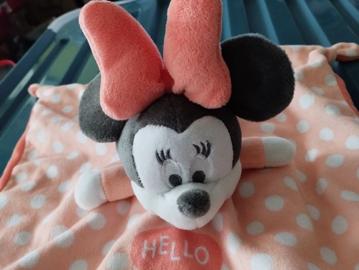 Doudou couverture a pois Minnie - photo numéro 2