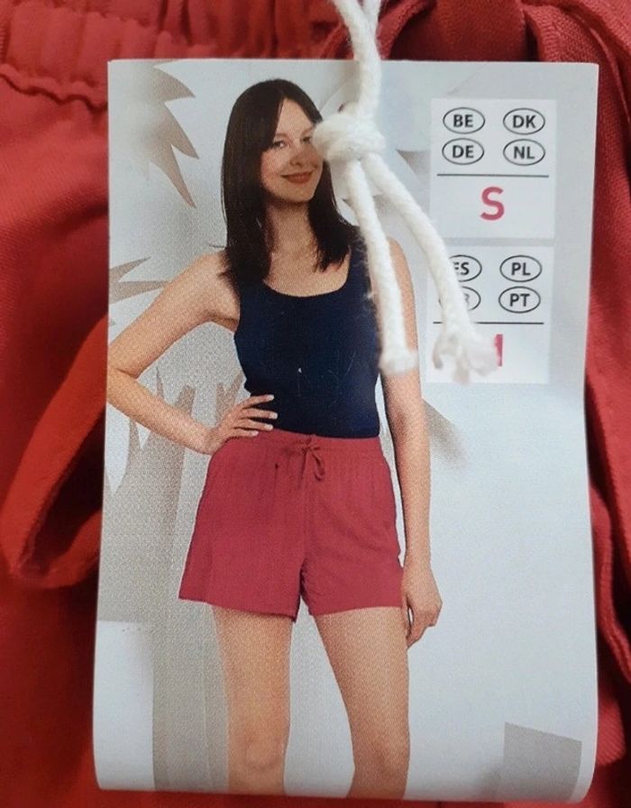 Short fluide rouge M - photo numéro 2