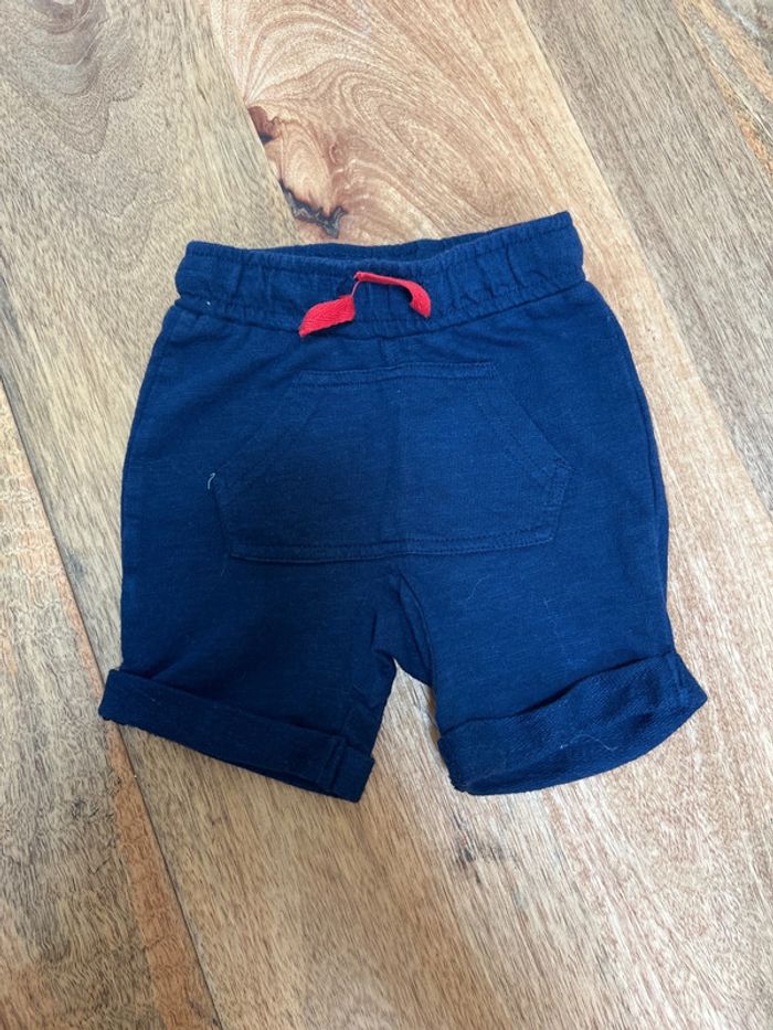 Short bleu garçon Orchestra 6 mois