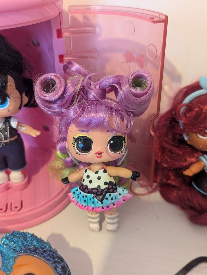 Lot de poupées lol surprise omg glitter, hairgoals, animaux et garçon - photo numéro 7