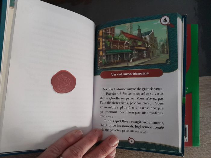 lot 2 livres bibliothèque verte - l'aventure Layton tomes 1 et 2 - photo numéro 4