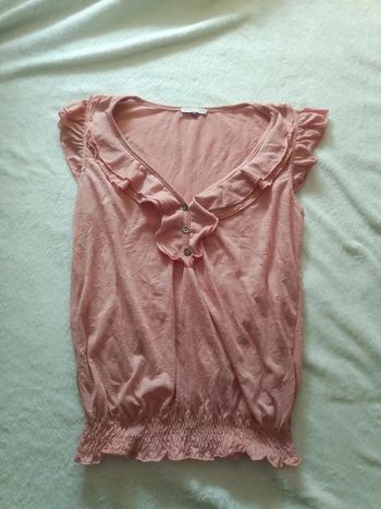 Blouse vieux rose taille 2