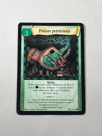Carte harry potter potion précieuse