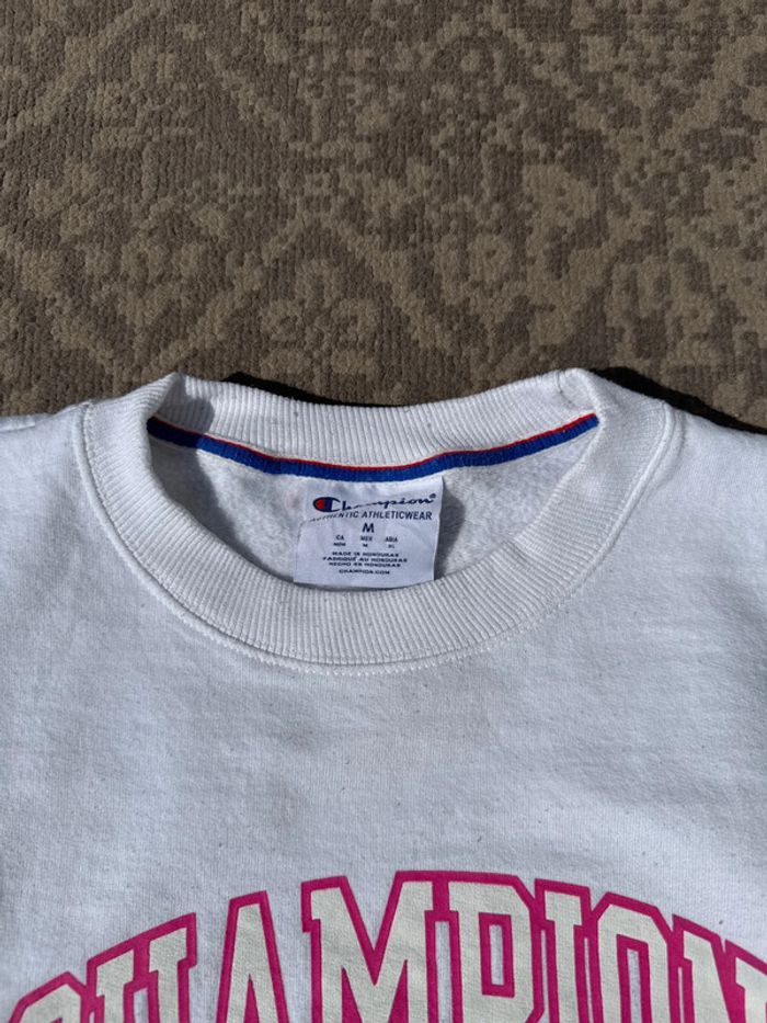 Sweat Champion blanc multicolore (taille M) - Mixte - photo numéro 5