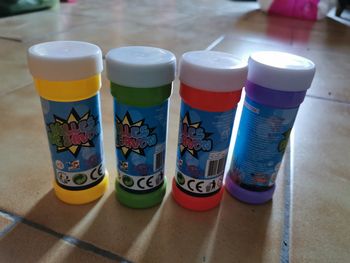 Lot tubes bulles