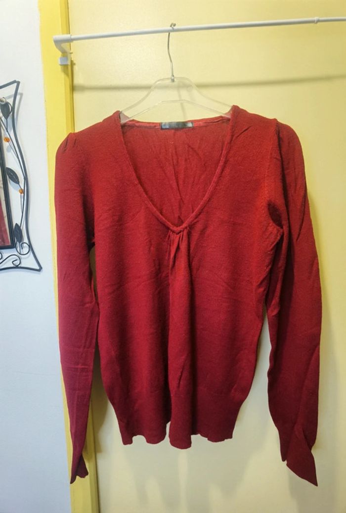 Pull rouge MIM