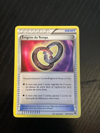 Carte Pokémon Énigme du temps