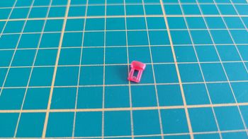 Phare arrière fixation hs miniature Burago Bburago Volkswagen Beetle 1955 1/18 1/18e 1/18ème #C59