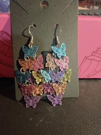 Boucles d'oreilles papillons