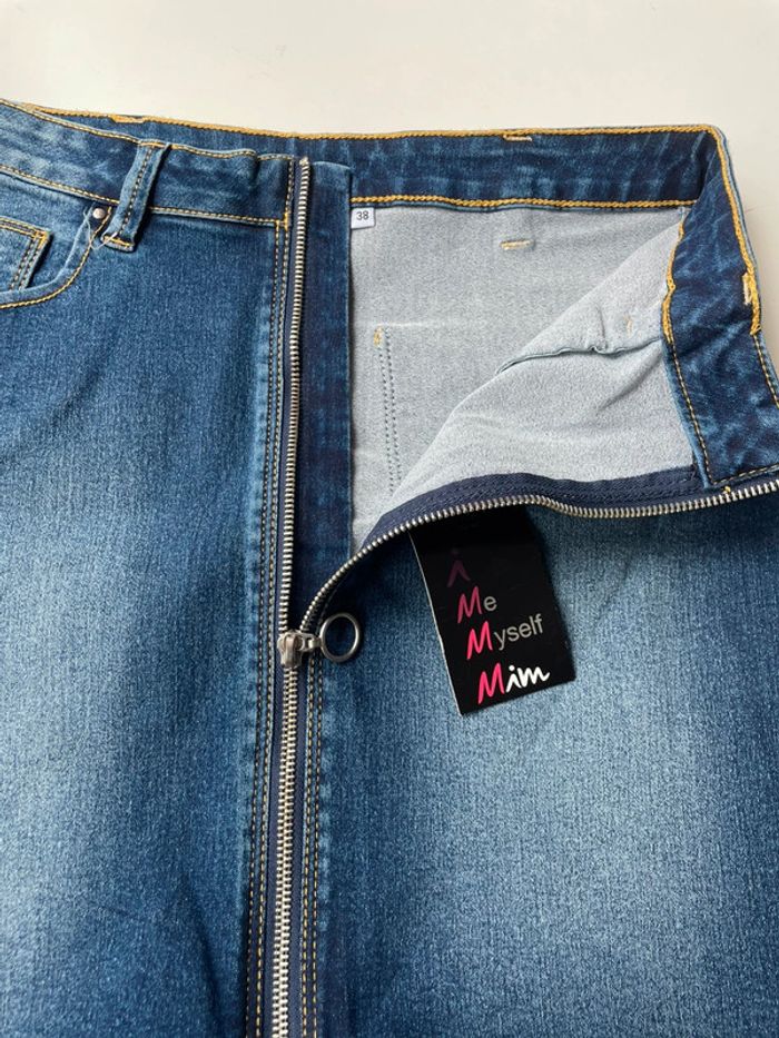 Jupe courte en jean taille 38 Mim - photo numéro 5