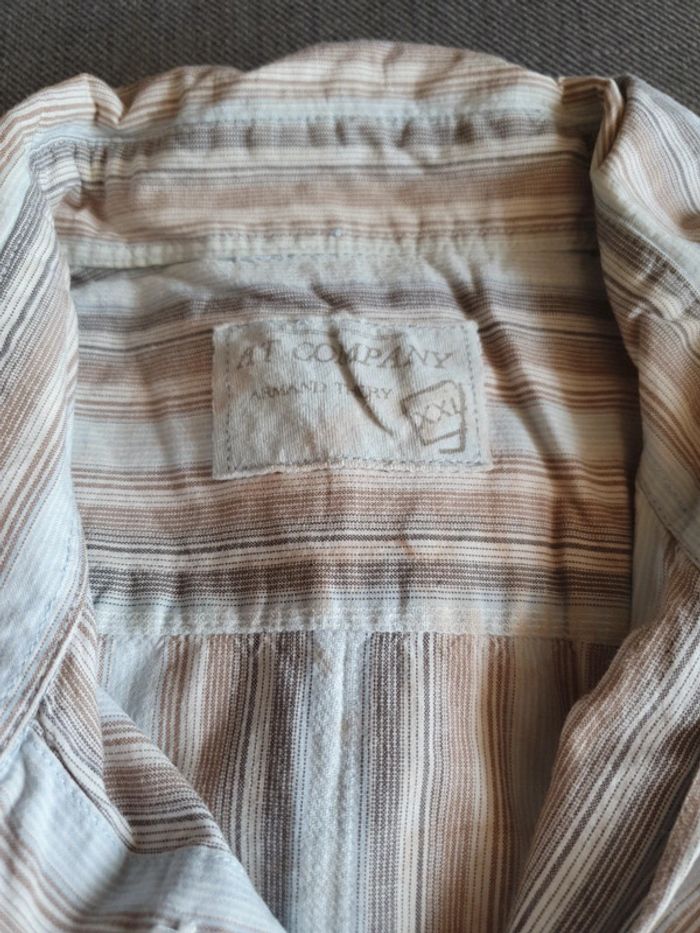 Chemisette Manche courte à rayure en coton - photo numéro 2