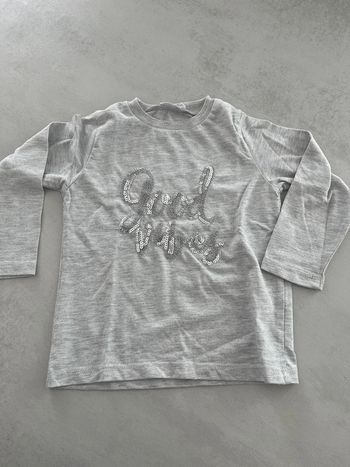 Tee shirt à manches longue gris