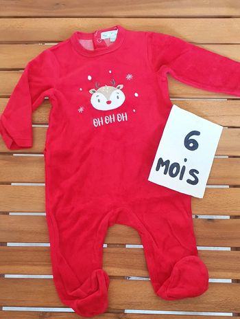 Pyjama Noël 6mois mixte