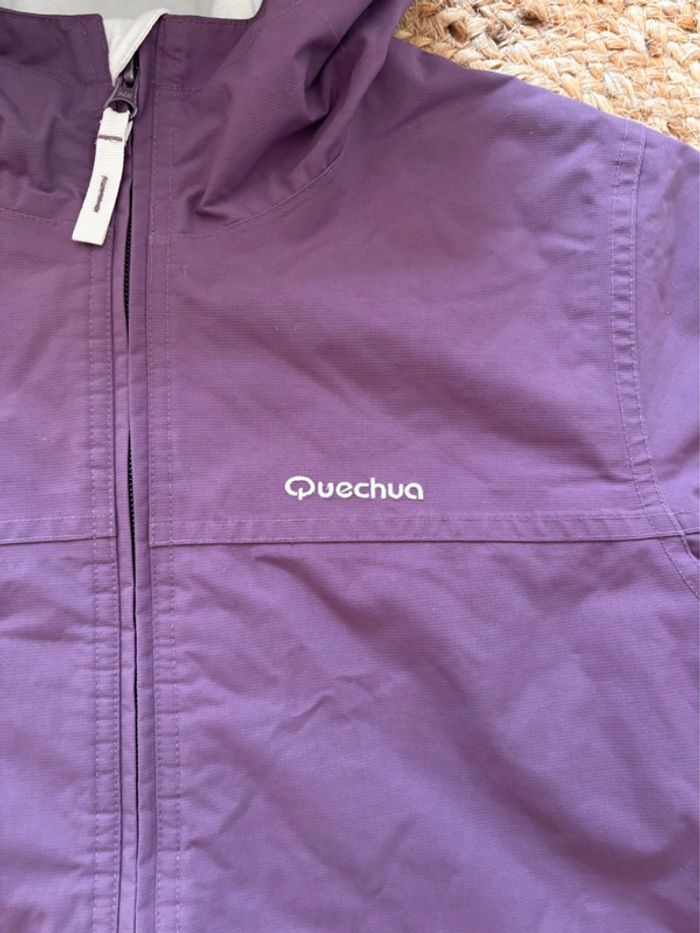 🌺Veste coupe-vent imperméable violet Taille 12ans/146-158cm🌺 - photo numéro 3
