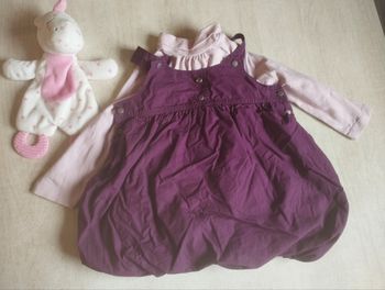 Ensemble robe bouffante + col roulé 18 mois