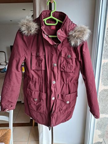 Manteau bordeaux