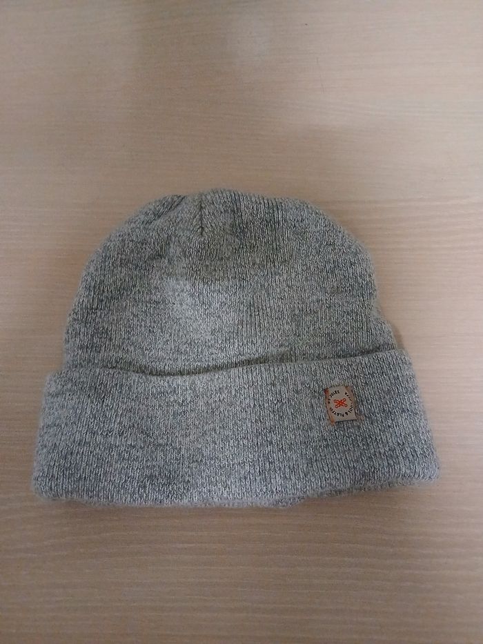 Bonnet garcon en coton taille 4/6 ans marque jules couleur gris - photo numéro 4