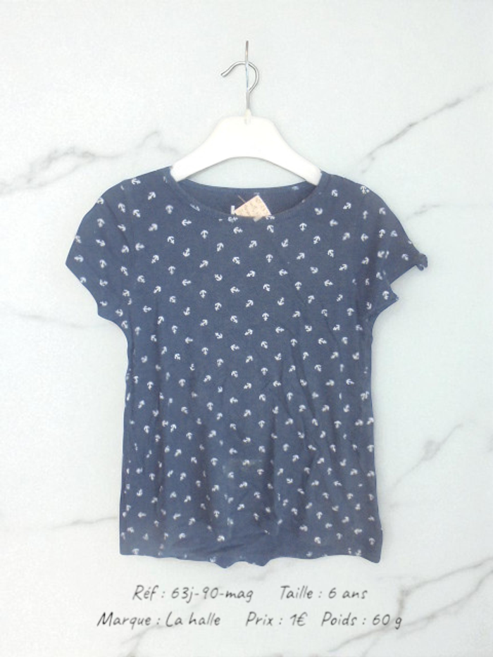 T-shirt 6 ans La halle (63j-90-mag)