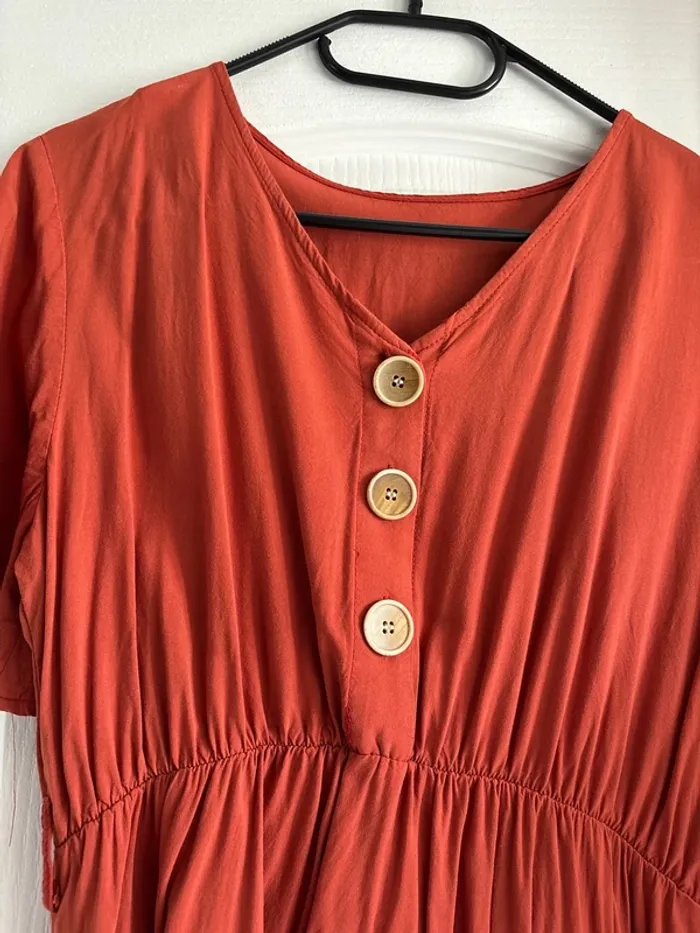 Robe terracotta taille M - photo numéro 3