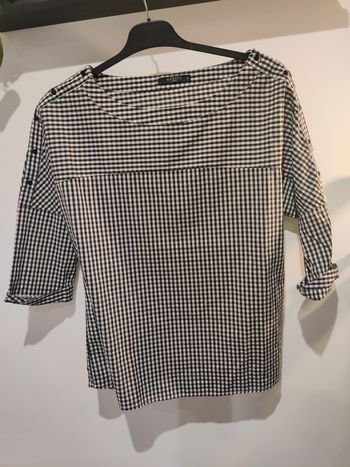 Chemise blouse rétro vichy Mohito Taille 36