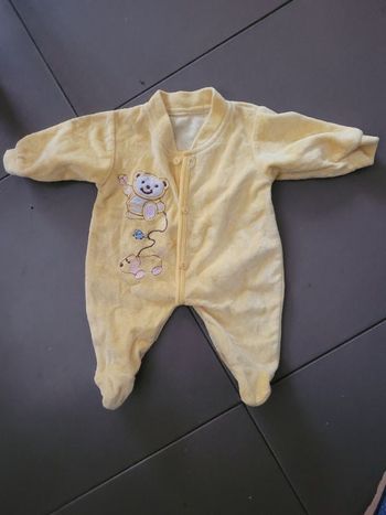 Pyjama velours 3/6 mois xiaowanpi