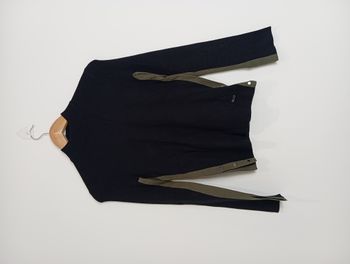 Pull col roulé noir et kaki Salsa taille XS neuf